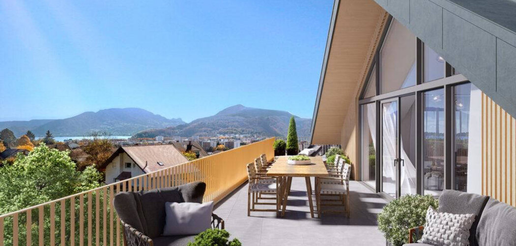Programme immobilier neuf Azur - Annecy-le-Vieux hameau résidentiel à proximité du lac (74000) - Référence : 16952