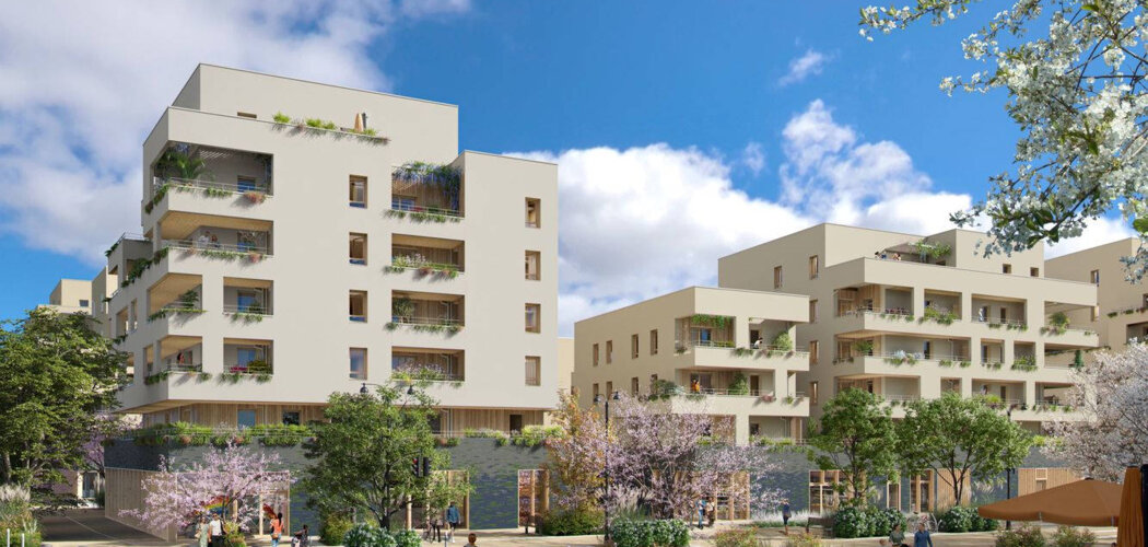 Programme immobilier neuf LES PROMENADES DE BILLY - Annecy Pringy : appartements neufs du 2 au 5 pièces en écoquartier Pré Billy (74000) - Référence : 15357