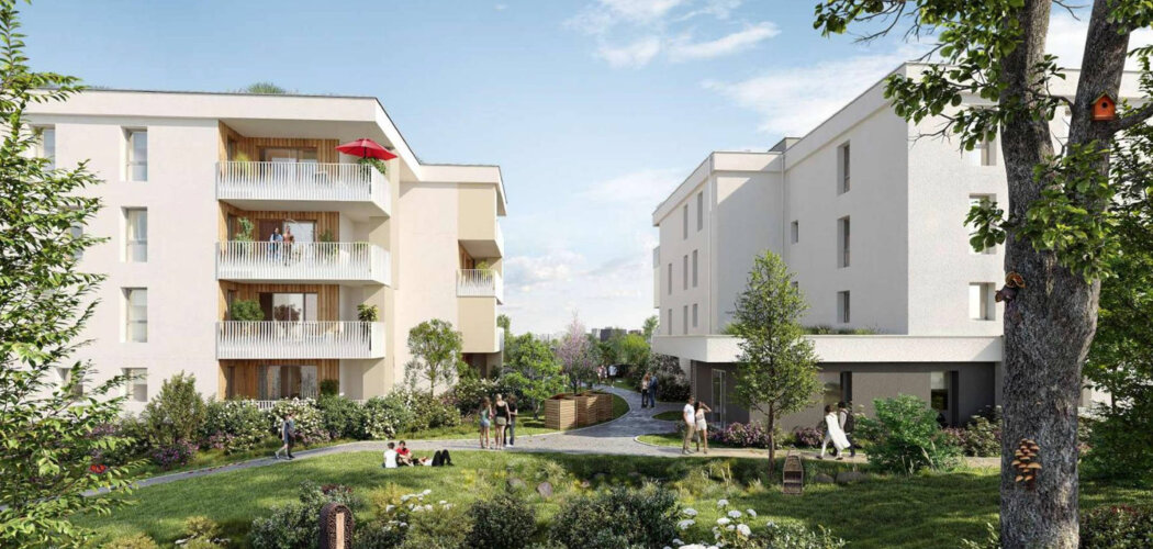 Programme immobilier neuf Les Camarines - Annecy quartier verdoyant à 10 min de la gare (74000) - Référence : 16143