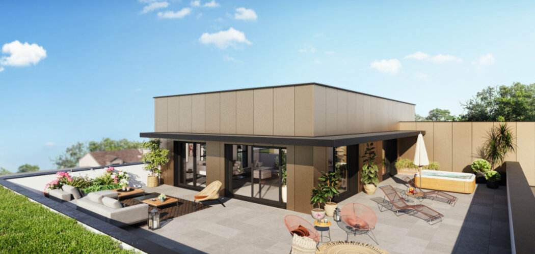Programme immobilier neuf Allure - Annemasse : 13 appartements neufs T2–T4 et maison sur toit proche du parc de Montessuit (74100) - Référence : 17068