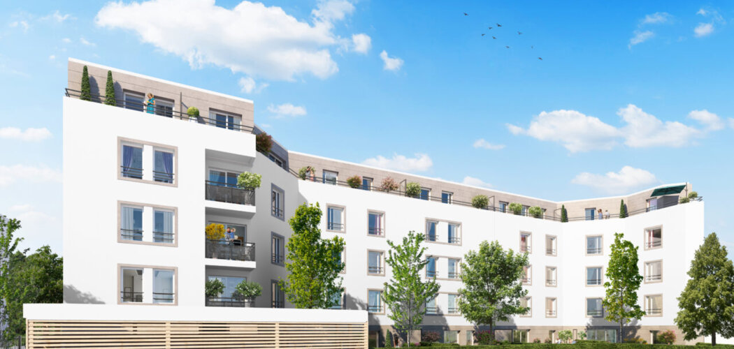 Programme immobilier neuf Patio Saint-Joseph - Annemasse : Appartements studio–T5 avec jardins, RT2012 et parking en centre-ville proche parc Olympe de Gouges (74100) - Référence : 18269
