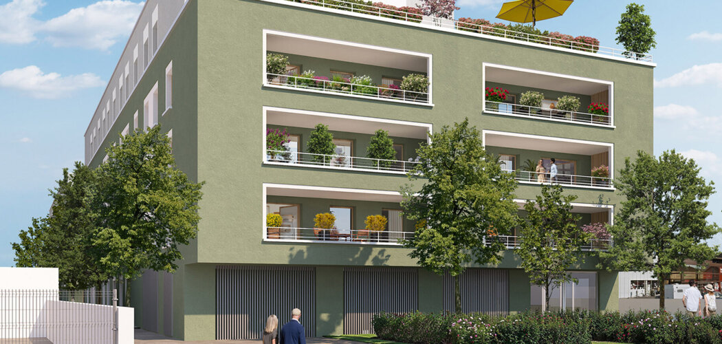 Programme immobilier neuf Les Allées Romagny - Annemasse quartier résidentiel à 500 m du tramway (74100) - Référence : 16221