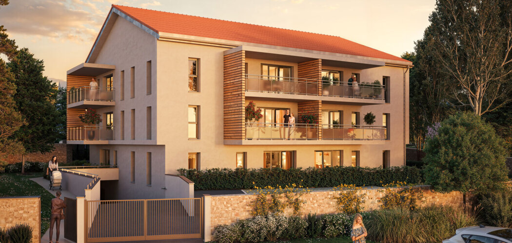 Programme immobilier neuf Le Mermoz - Annemasse résidence contemporaine aux portes de la Suisse (74100) - Référence : 18181