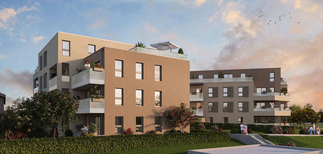 Programme immobilier neuf COEUR DENSE (RC) - Anse au cœur du quartier Saint-Romain (69480) - Référence : 11624