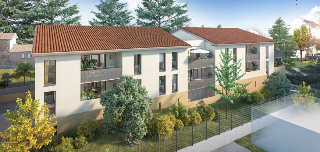 Programme immobilier neuf L'Ansa - Anse résidence neuve face au parc de la Roseraie (69480) - Référence : 17595