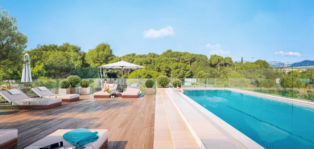 Programme immobilier neuf VERT AZUR - Antibes à proximité immédiate du littoral, des commerces et des grands axes (06600) - Référence : 17078