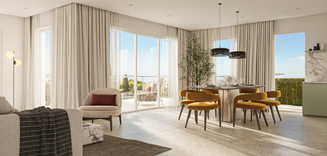 Programme immobilier neuf Villa Goya - Antibes : appartements neufs du 2 au 4 pièces à 3 km du centre-ville (06600) - Référence : 12247