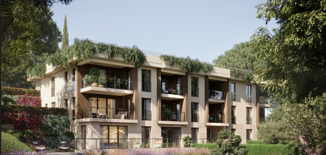 Programme immobilier neuf Villa Goya - Antibes : appartements neufs du 2 au 4 pièces à 3 km du centre-ville (06600) - Référence : 12247