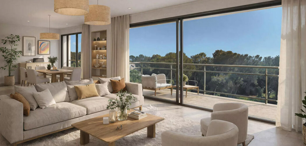 Programme immobilier neuf LES TERRASSES D’OLIVIA - Antibes entre nature et Sophia Antipolis dans un cadre intimiste (06600) - Référence : 17155
