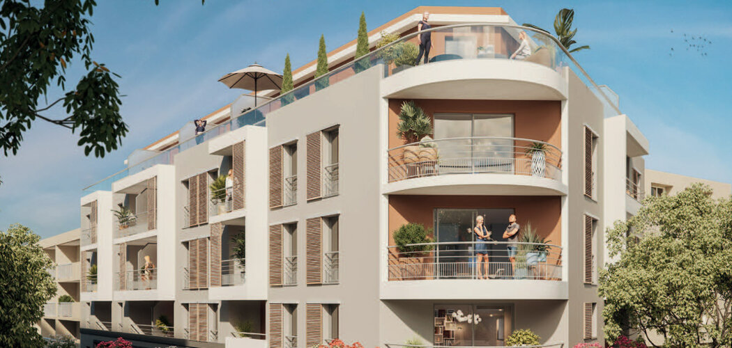 Programme immobilier neuf VILLAZUR - Antibes Juan les Pins cadre paisible avec appartements lumineux (06600) - Référence : 16786