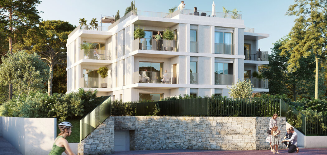 Programme immobilier neuf ORNELLA - Antibes Juan-les-Pins résidence de standing proche de la plage (06600) - Référence : 13242