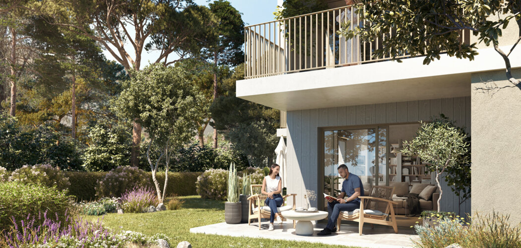 Programme immobilier neuf ORNELLA - Antibes Juan-les-Pins résidence de standing proche de la plage (06600) - Référence : 13242