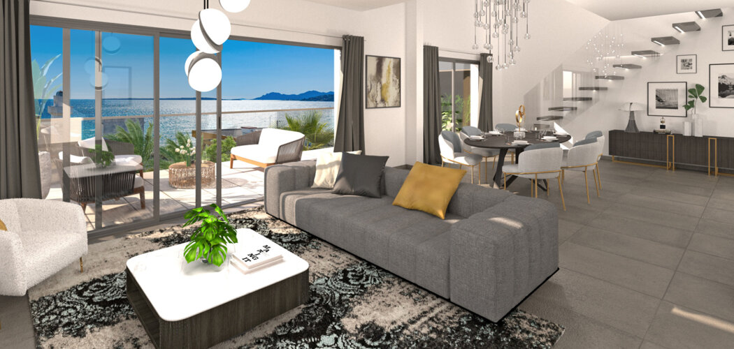 Programme immobilier neuf VILLA BAHIA - Antibes Juan-les-Pins résidence non loin de la plage (06600) - Référence : 17077