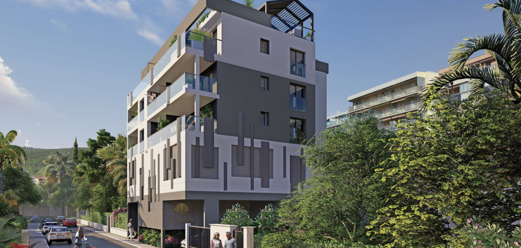 Programme immobilier neuf VILLA BAHIA - Antibes Juan-les-Pins résidence non loin de la plage (06600) - Référence : 17077