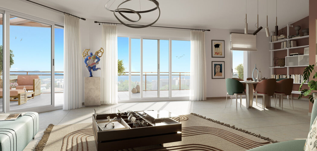 Programme immobilier neuf Dora Mare - Antibes proche des plages et de Sophia Antipolis (06600) - Référence : 18355