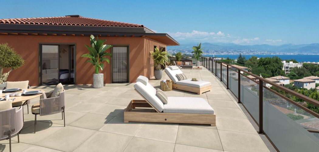 Programme immobilier neuf Dora Mare - Antibes proche des plages et de Sophia Antipolis (06600) - Référence : 18355