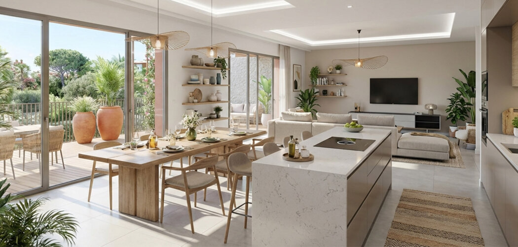 Programme immobilier neuf LUMINEA - Antibes résidence contemporaine entre colline et mer (06600) - Référence : 14346