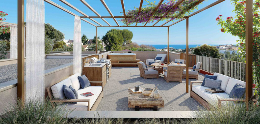 Programme immobilier neuf LUMINEA - Antibes résidence contemporaine entre colline et mer (06600) - Référence : 14346