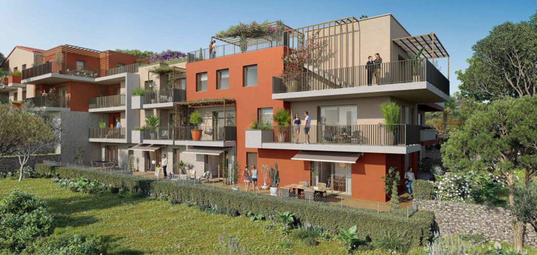 Programme immobilier neuf LUMINEA - Antibes résidence contemporaine entre colline et mer (06600) - Référence : 14346