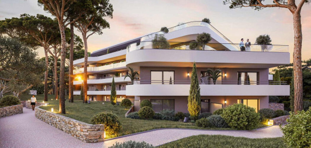 Programme immobilier neuf Eminence - Antibes vivre entre pinède et mer quartier Terriers (06600) - Référence : 17129