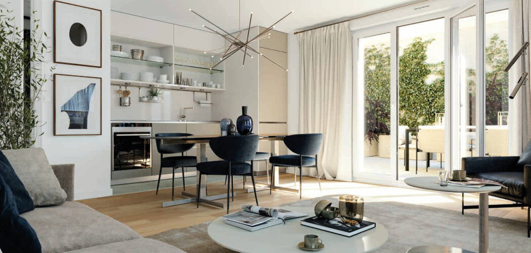 Programme immobilier neuf Les Cottages Léonard de Vinci - Antony : appartements et maisons neuves proche de la ligne 18 Antonypôle (92160) - Référence : 15069