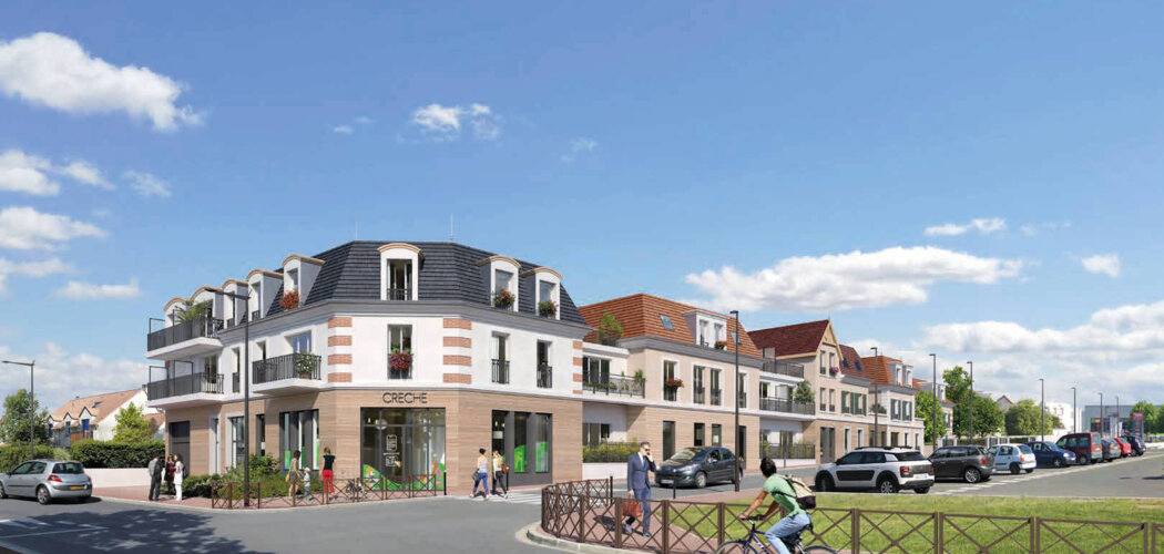 Programme immobilier neuf Les Cottages Léonard de Vinci - Antony : appartements et maisons neuves proche de la ligne 18 Antonypôle (92160) - Référence : 15069