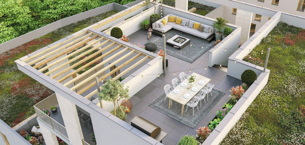 Programme immobilier neuf Rooftop Elegance - Antony : appartements neufs T2–T5 à deux pas du RER B et tramway T10 (92160) - Référence : 15866