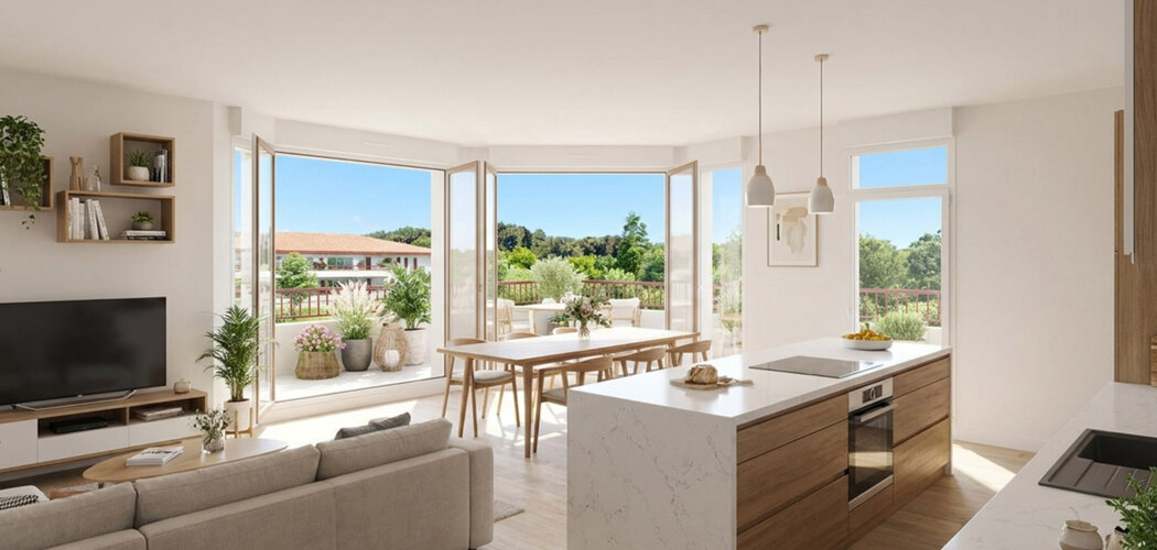 Programme immobilier neuf Zagartzea - Arbonne Bidart logements lumineux près des plages de Bidart (64210) - Référence : 17425