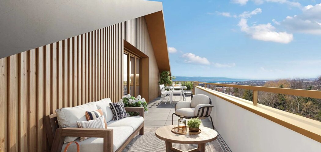 Programme immobilier neuf Saleve Parc 20% - Archamps vue sur le massif du Salève (74160) - Référence : 16037