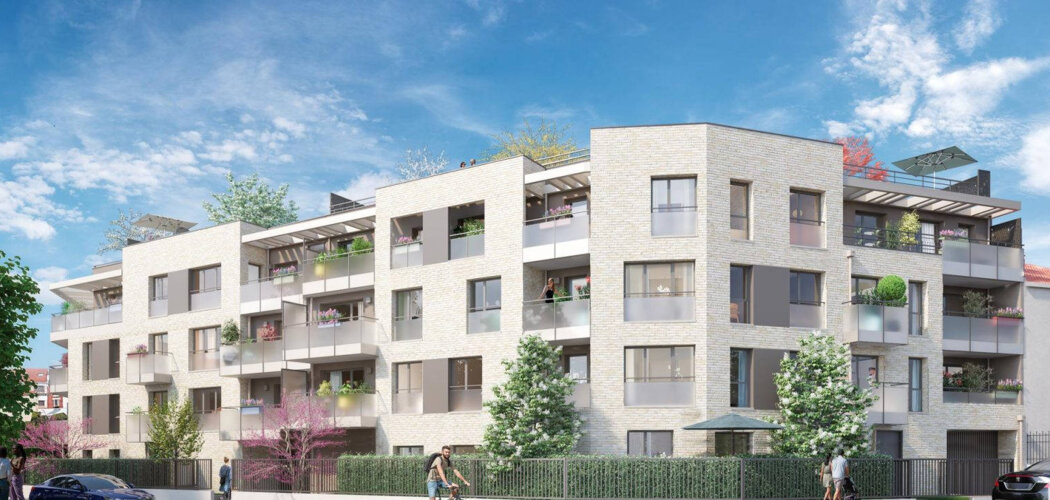 Programme immobilier neuf L'Eclat - Arcueil : appartements neufs face au Square de la Libération, luminosité et espaces verts (94110) - Référence : 15615
