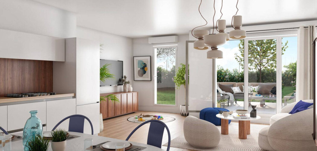 Programme immobilier neuf L'Eclat - Arcueil : appartements neufs face au Square de la Libération, luminosité et espaces verts (94110) - Référence : 15615