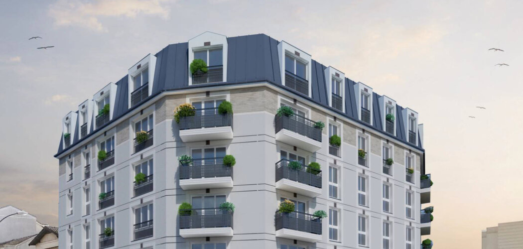 Programme immobilier neuf LES TERRASSES D'ARGENTEUIL RC - Argenteuil : Appartements studio–T4 avec parking, fenêtres mansardées et commerces à 4 min de la gare du centre (95100) - Référence : 18037