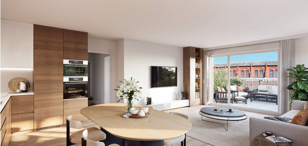 Programme immobilier neuf Les Terrasses du Parc - Armentières à 15 min en TER de Lille (59280) - Référence : 15786