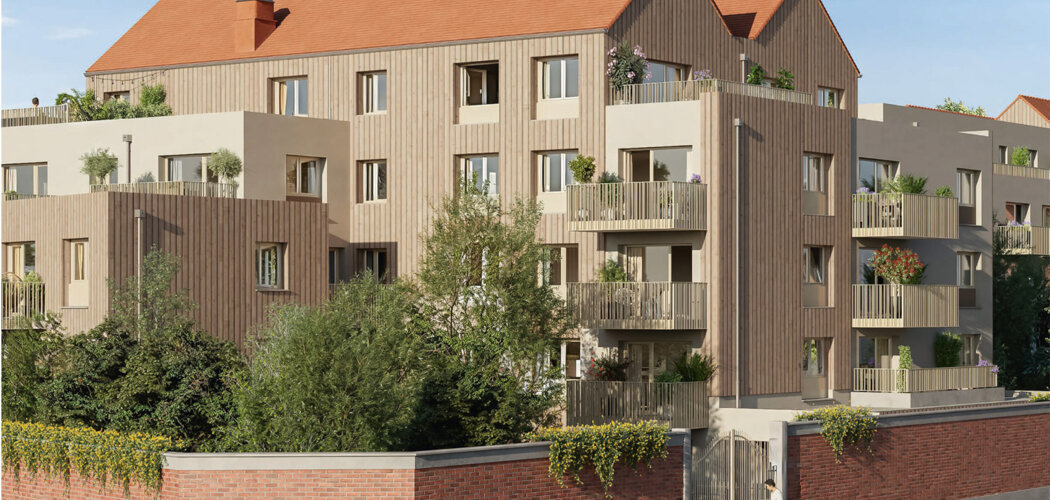 Programme immobilier neuf Les Terrasses du Parc - Armentières à 15 min en TER de Lille (59280) - Référence : 15786