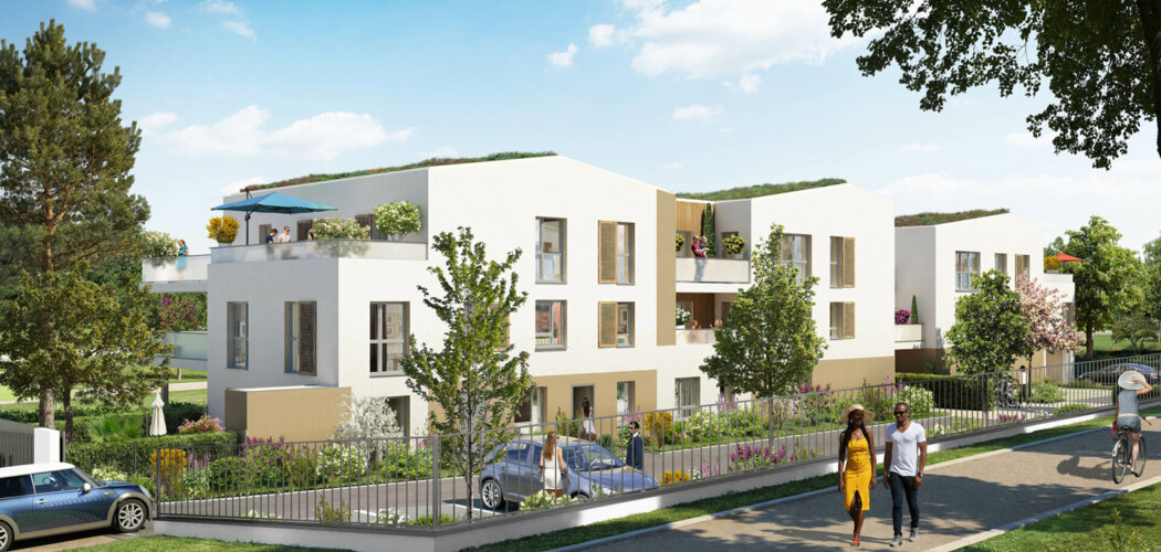 Programme immobilier neuf Le Clos du Marverand - Arnas : Appartements T2–T5 avec jardins, terrasses et parkings dans le quartier des Prés du Marverand (69400) - Référence : 4936