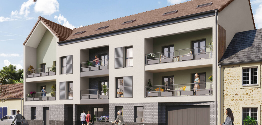 Programme immobilier neuf L’ ECRIN DU PARC - Arpajon face au parc Freising, à deux pas des berges de l’Orge (91290) - Référence : 16353