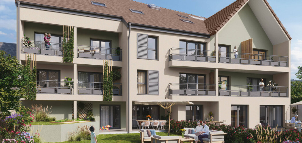 Programme immobilier neuf L’ ECRIN DU PARC - Arpajon face au parc Freising, à deux pas des berges de l’Orge (91290) - Référence : 16353