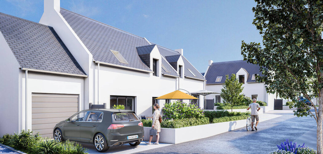 Programme immobilier neuf Le Courtil - Arzon centre-bourg proche port du Crouesty (56640) - Référence : 15696