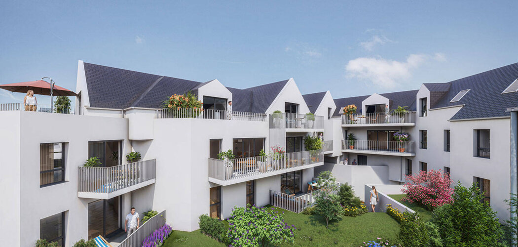 Programme immobilier neuf Le Courtil - Arzon centre-bourg proche port du Crouesty (56640) - Référence : 15696