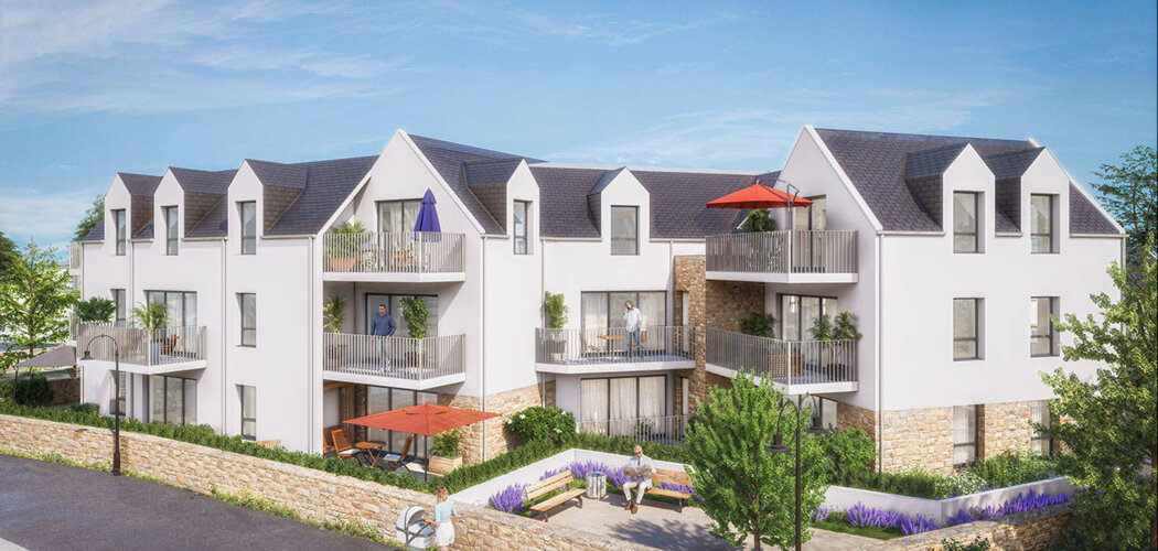 Programme immobilier neuf Le Courtil - Arzon centre-bourg proche port du Crouesty (56640) - Référence : 15696