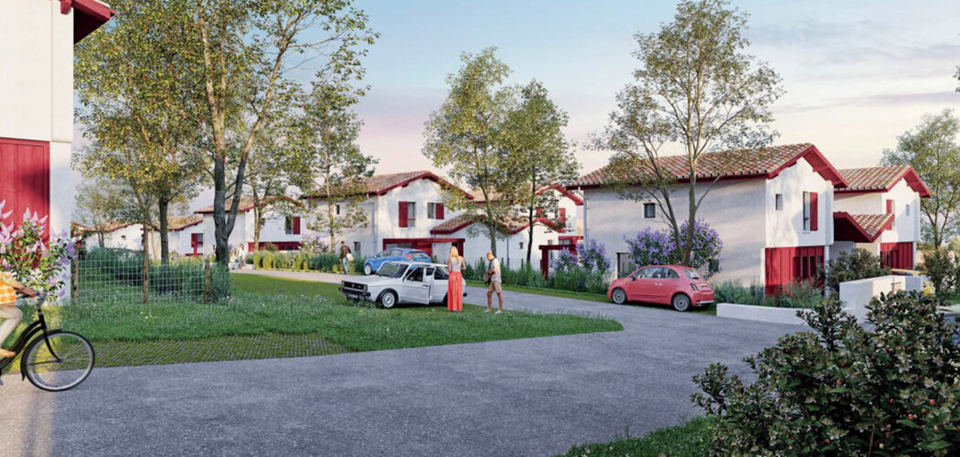 Programme immobilier neuf ARANEA - Ascain centre à 15 min des plages de Saint-Jean-Luz (64310) - Référence : 14043