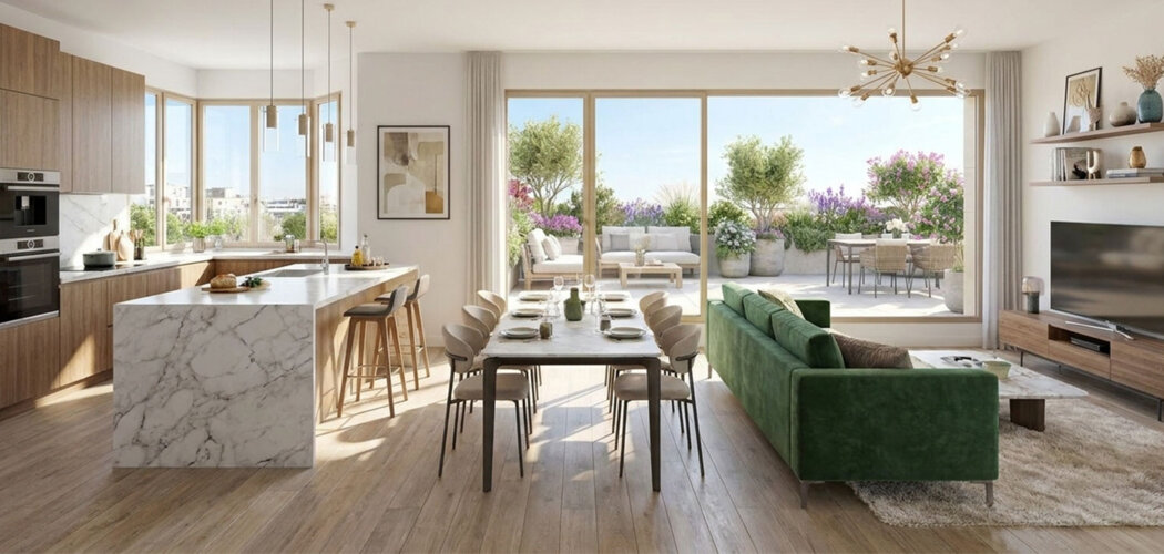 Programme immobilier neuf Les Portes de Seine - Asnières-sur-Seine appartements neufs à 7 min des Grésillons (92600) - Référence : 17264