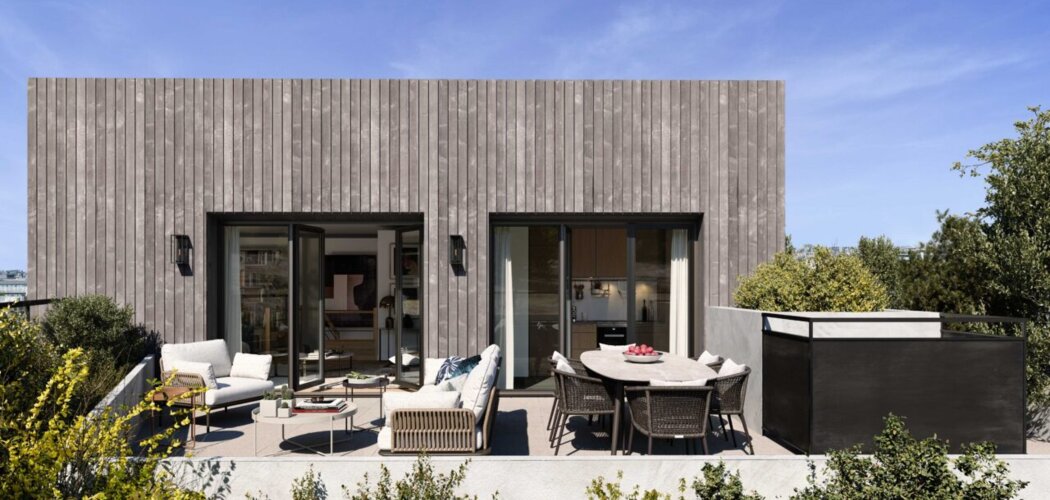 Programme immobilier neuf Les Terrasses Voltaire - Asnières-sur-Seine : appartements neufs T2–T5 à 750m du métro 13 Les Agnettes (92600) - Référence : 15826