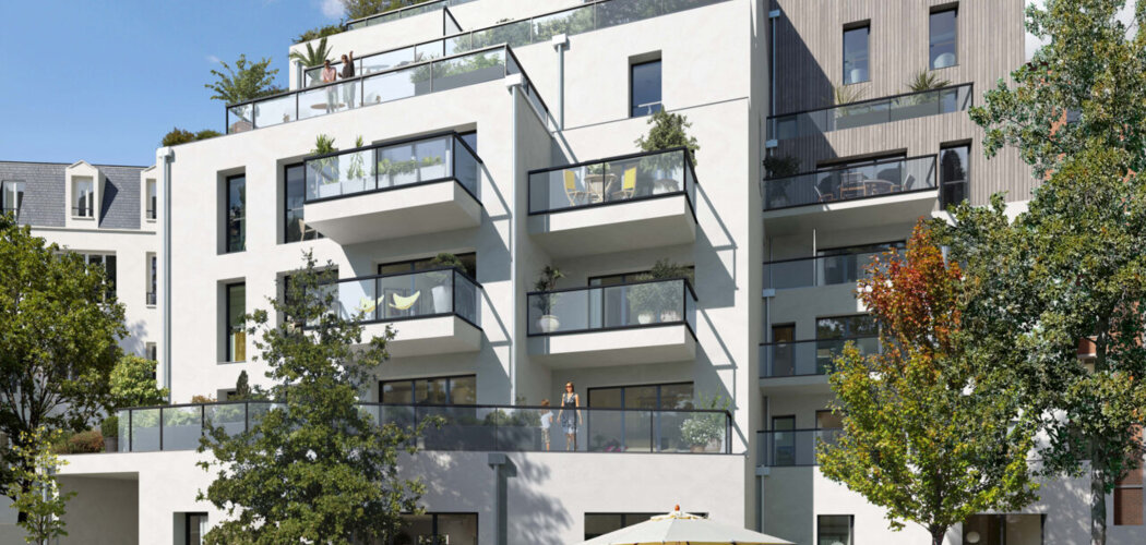 Programme immobilier neuf Les Terrasses Voltaire - Asnières-sur-Seine : appartements neufs T2–T5 à 750m du métro 13 Les Agnettes (92600) - Référence : 15826