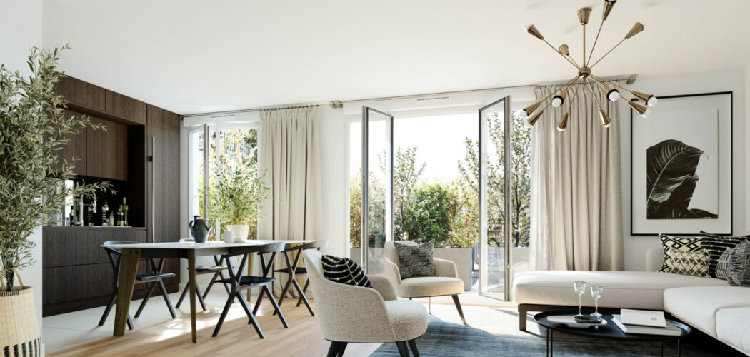 Programme immobilier neuf Villa des Arts II - Asnières-sur-Seine : Appartements studio–T4 avec balcons, terrasses et architecture Art Déco à 800m de la gare Les Agnettes (92600) - Référence : 6673