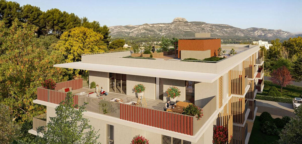Programme immobilier neuf LES ECOLINES - Aubagne : appartements neufs du studio au 5 pièces à 1,5 km du centre-ville (13400) - Référence : 14423