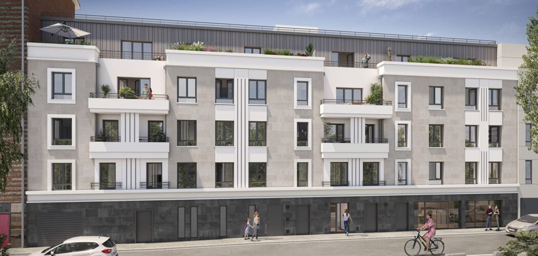 Programme immobilier neuf EQUINOXE - Aubervilliers : 23 appartements neufs du studio au T5 à 5 min du RER B La Plaine Stade de France (93300) - Référence : 15847