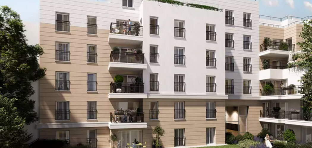Programme immobilier neuf Le Léopold - Aubervilliers à proximité à pied du métro ligne 7 (93300) - Référence : 16670