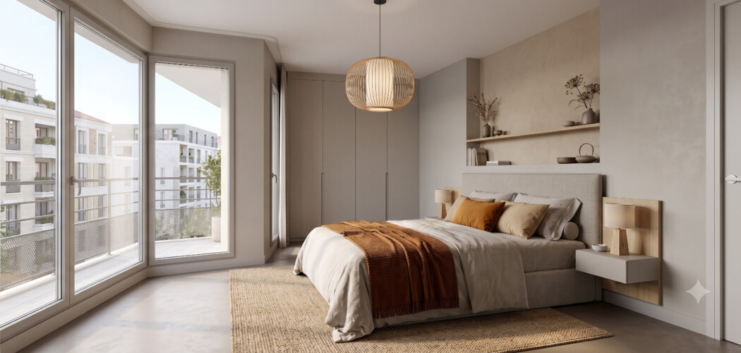 Programme immobilier neuf JARDINS DU LANDY - Aubervilliers : appartements neufs du studio au 4 pièces proche du canal Saint-Denis (93300) - Référence : 15559