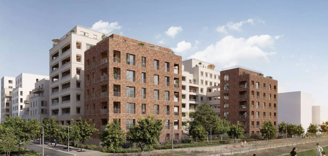 Programme immobilier neuf LES TERRASSES CLAUDEL - LES TERRASSES CLAUDEL - TR1 Collectifs Libre - Aubervilliers : appartements neufs du studio au 5 pièces à 2 pas du métro 7 (93300) - Référence : 15400